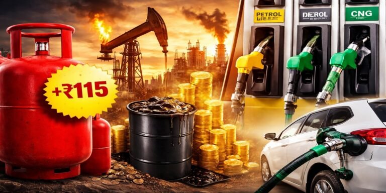 Middle East Tension: LPG सिलेंडर 115 रुपये महंगा, कच्चे तेल में रिकॉर्ड उछाल! पेट्रोल-डीजल और CNG-PNG पर भी बड़ा अपडेट