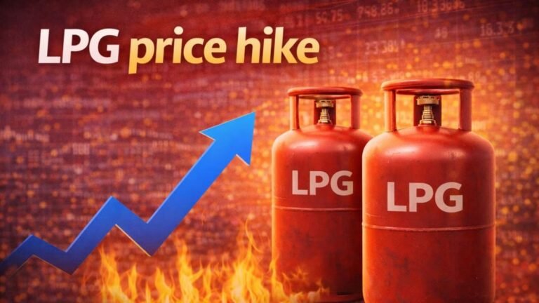 LPG Price Hike : रसोई गैस उपभोक्ताओं को झटका… 14.2 किलो LPG सिलेंडर हुआ महंगा, लगातार तीसरे महीने बढ़े दाम